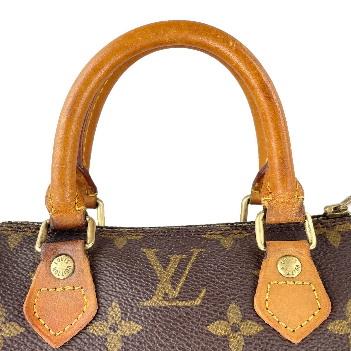 Louis Vuitton Mini Speedy Handbag - Brown, Leather