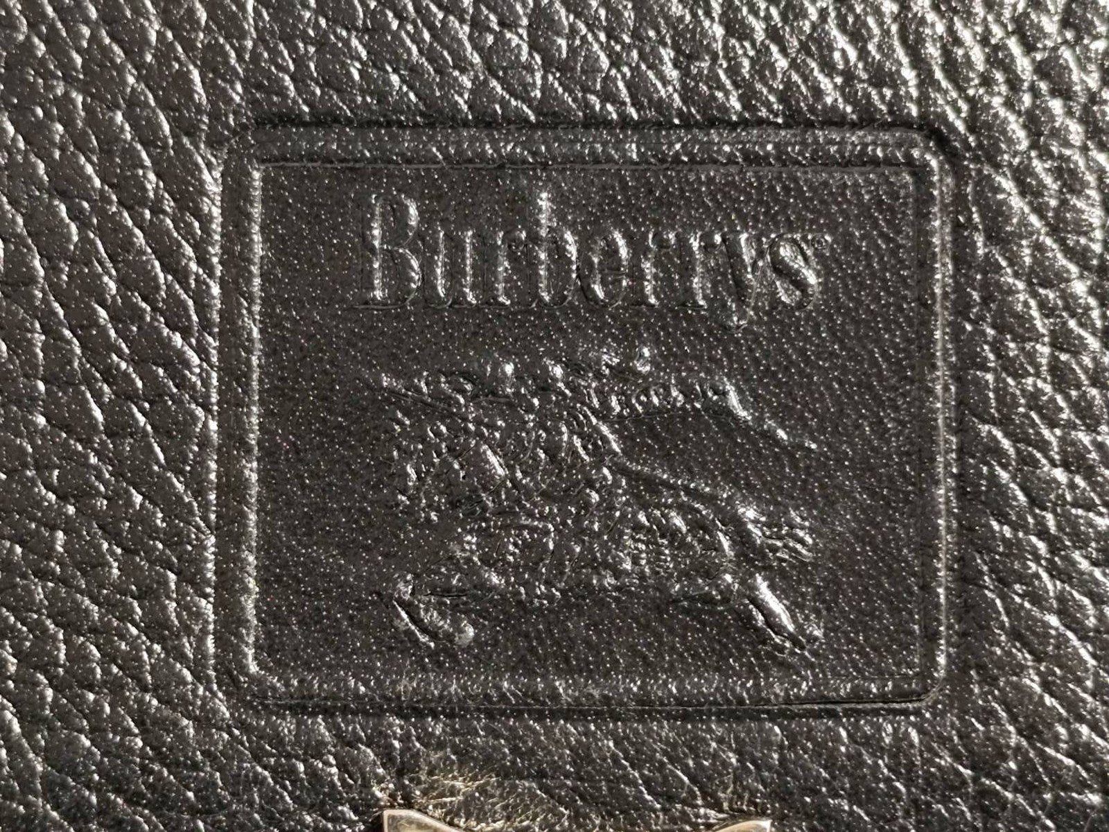 Burberry Nova Check Hand Tote Bag - Black, Leather