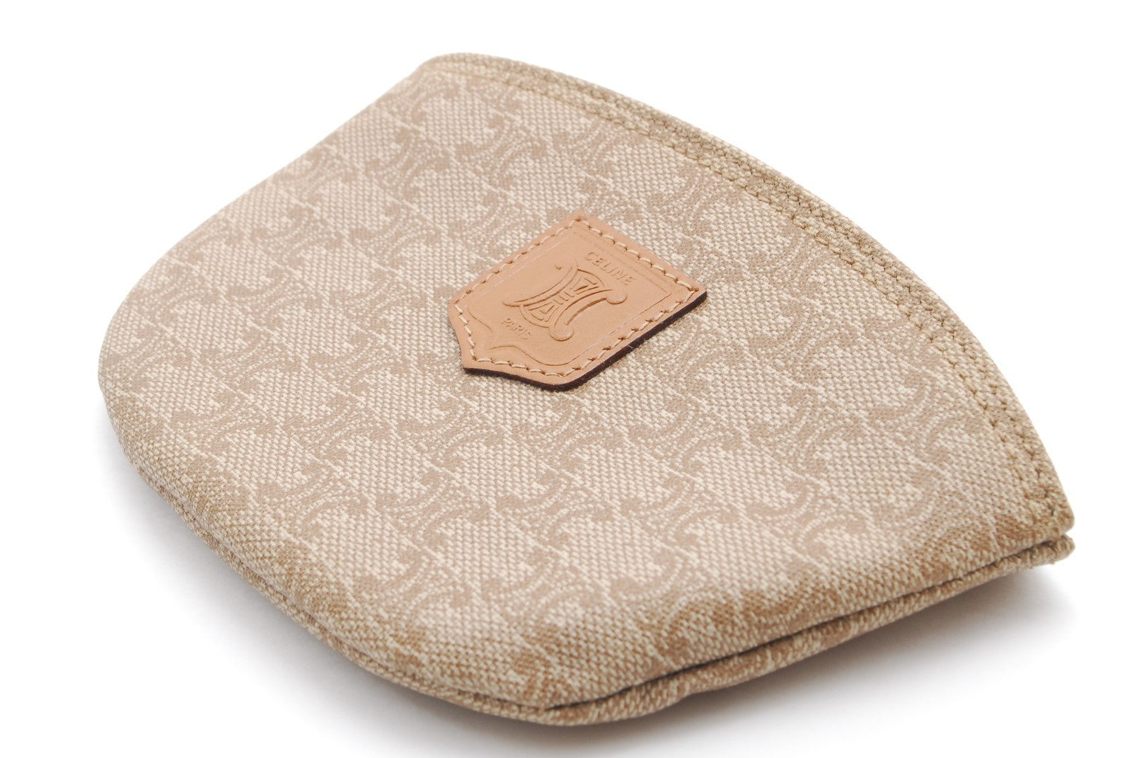 Celine C Charm Clutch Bag - Beige Brown, PVC