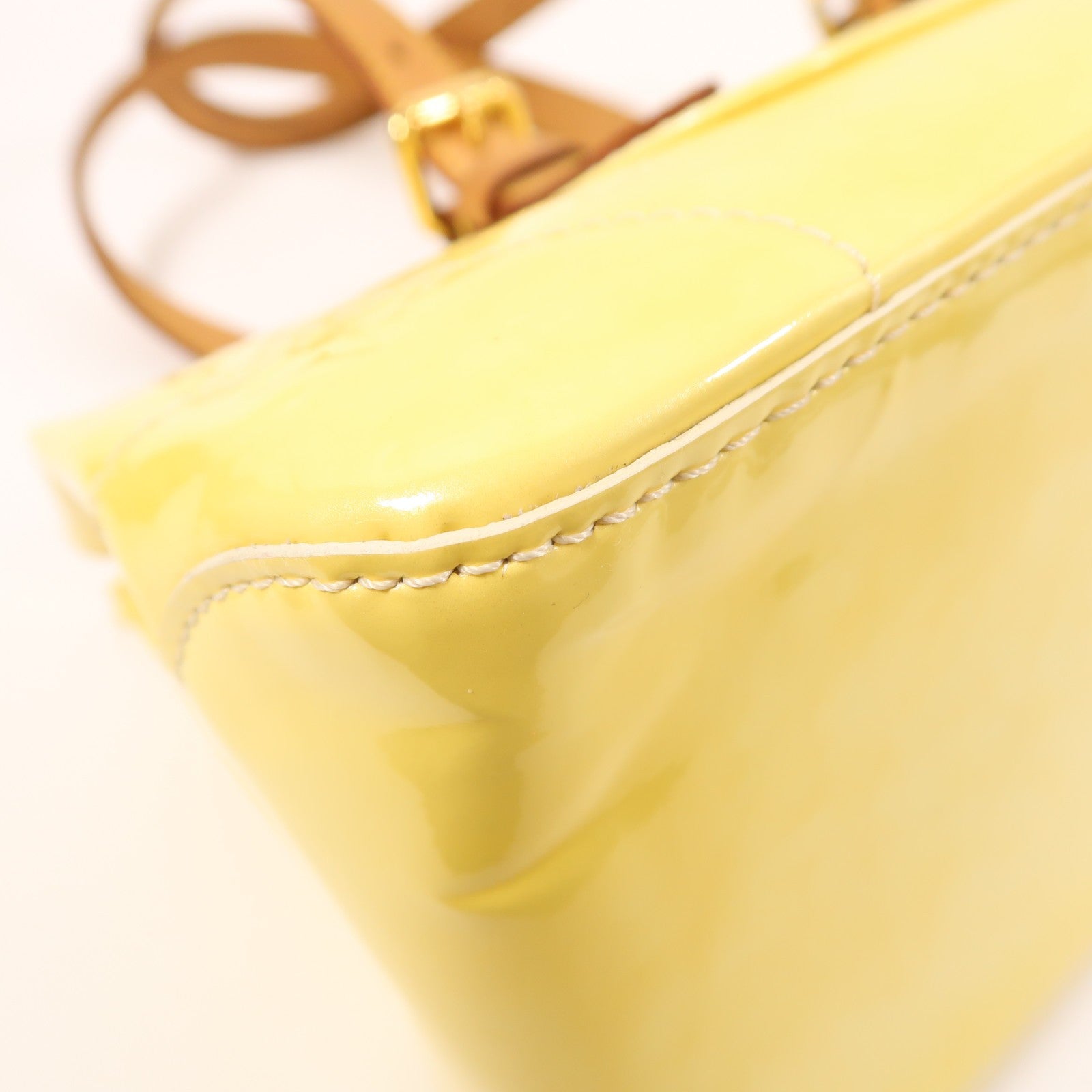Louis Vuitton LV GHW Rosewood Avenue Shoulder Bag - Yellow, Patent Leather