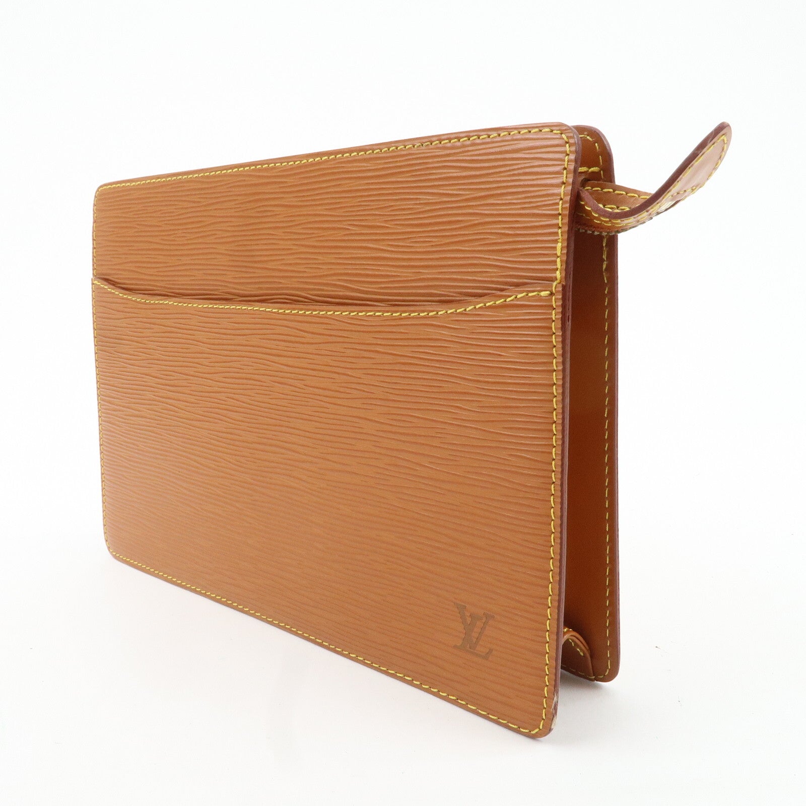 Louis Vuitton Clutch Bag - Zipang Gold, Epi Leather