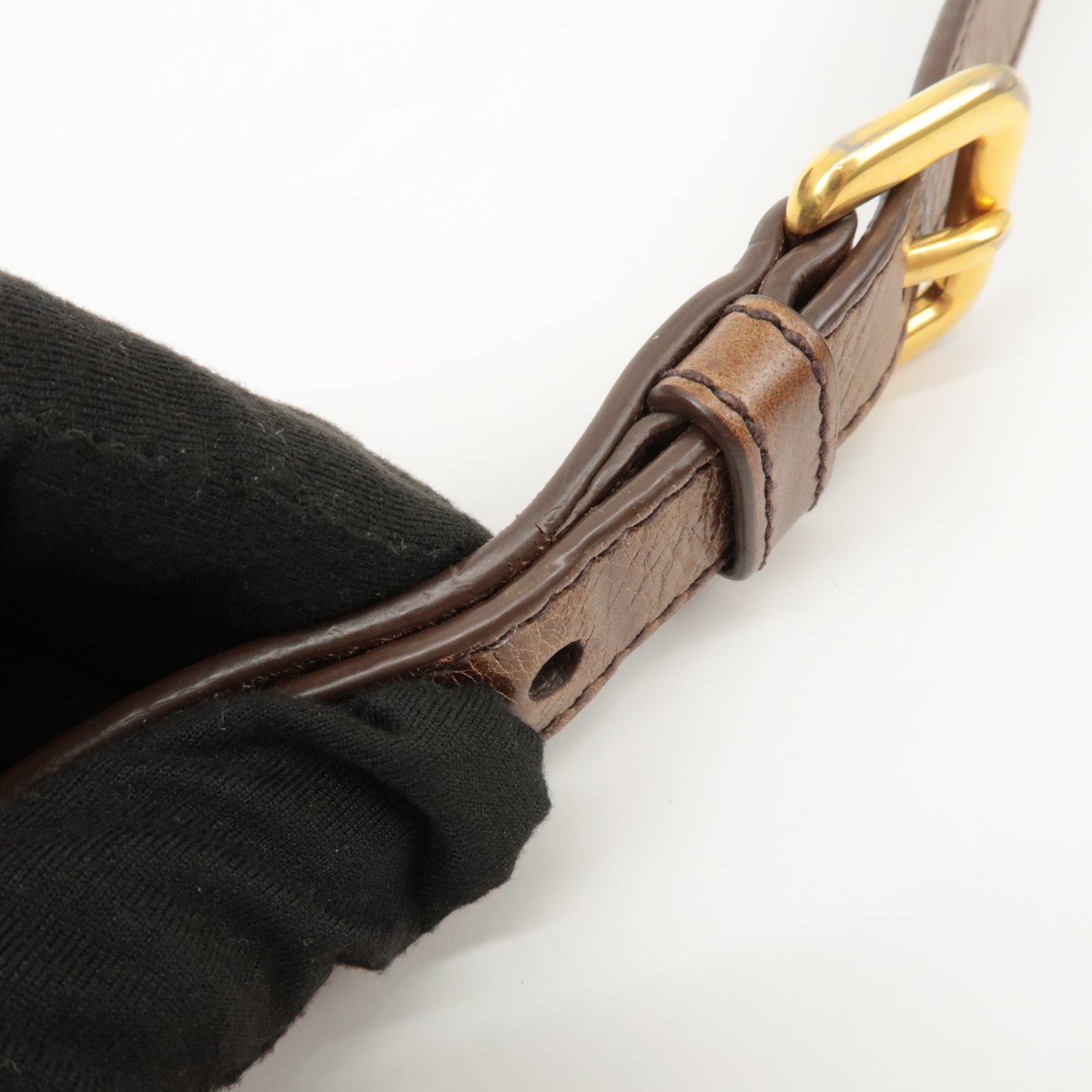 Prada 2way Bag - Brown, Leather
