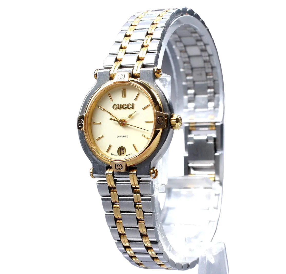 Gucci 9000L Watch - Ivory, Stainless Steel