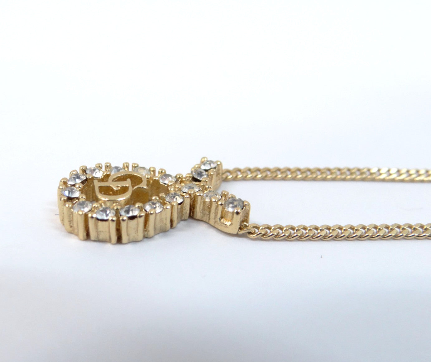 Dior Chain Necklace Pendant - Gold, Metal