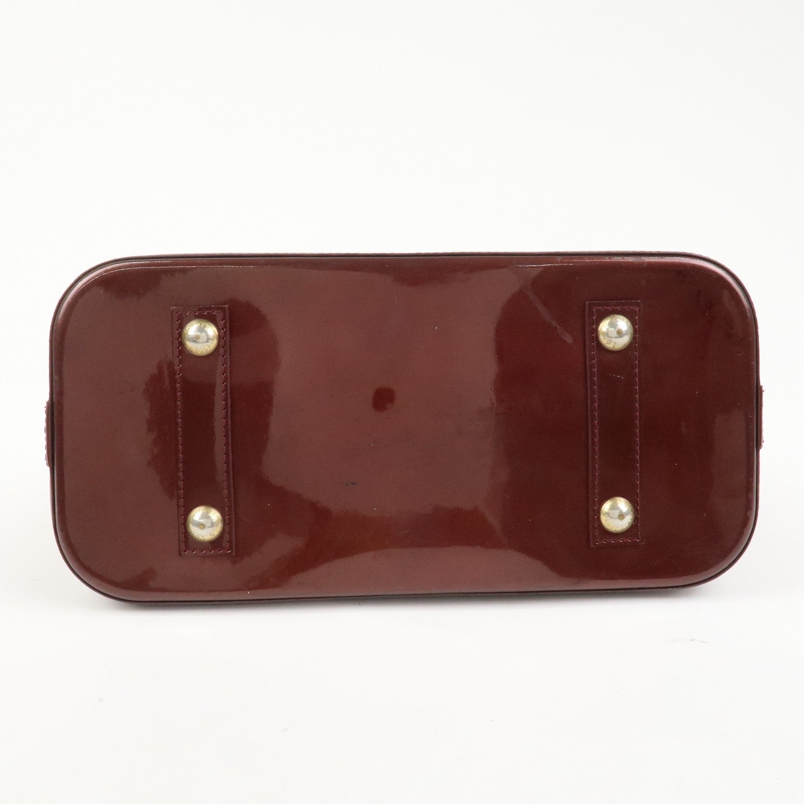 Louis Vuitton Monogram Vernis Alma PM Bag - Rouge Fauviste, Vernis Leather