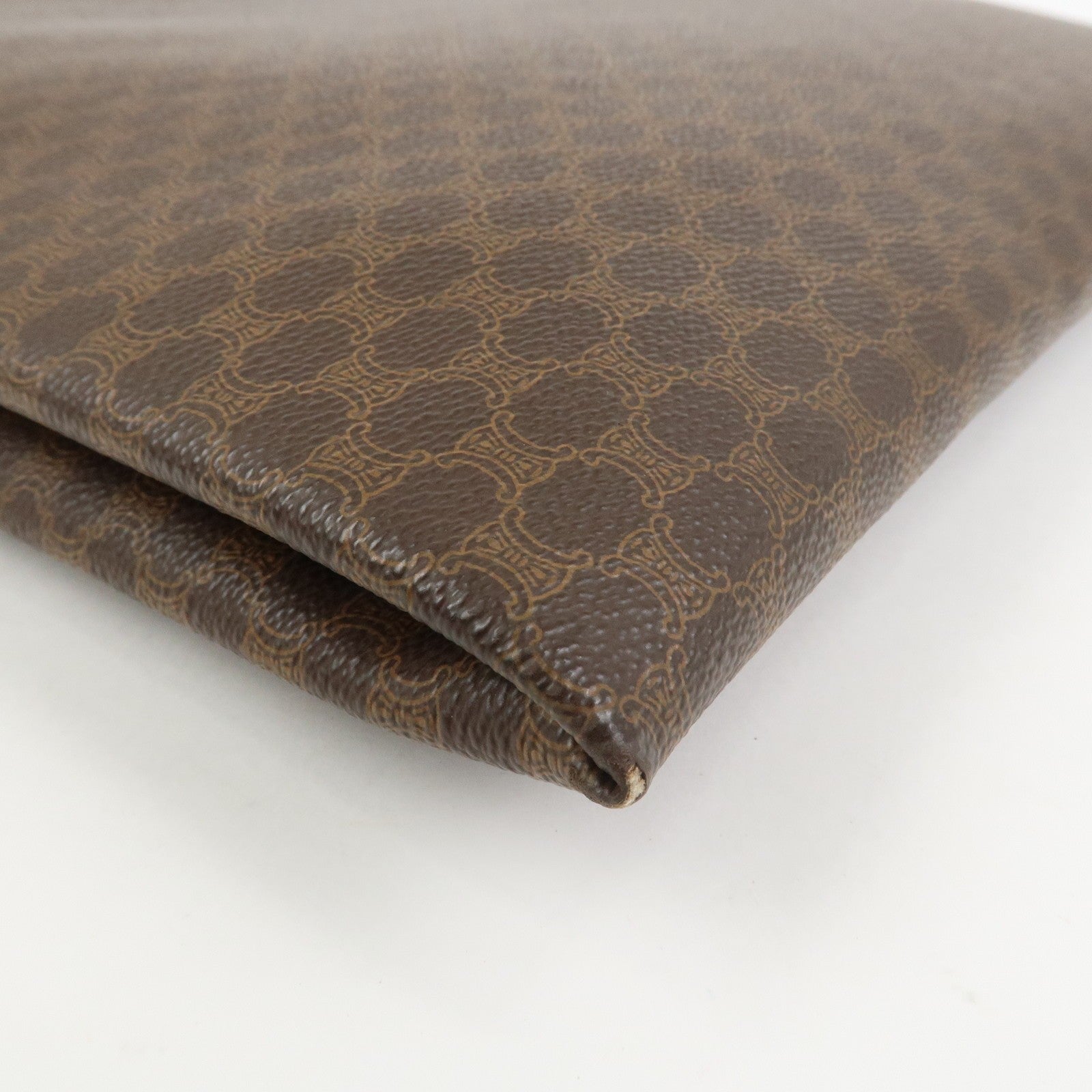 Celine Macadam Tote Bag - Brown, PVC Coated Canvas and Leather