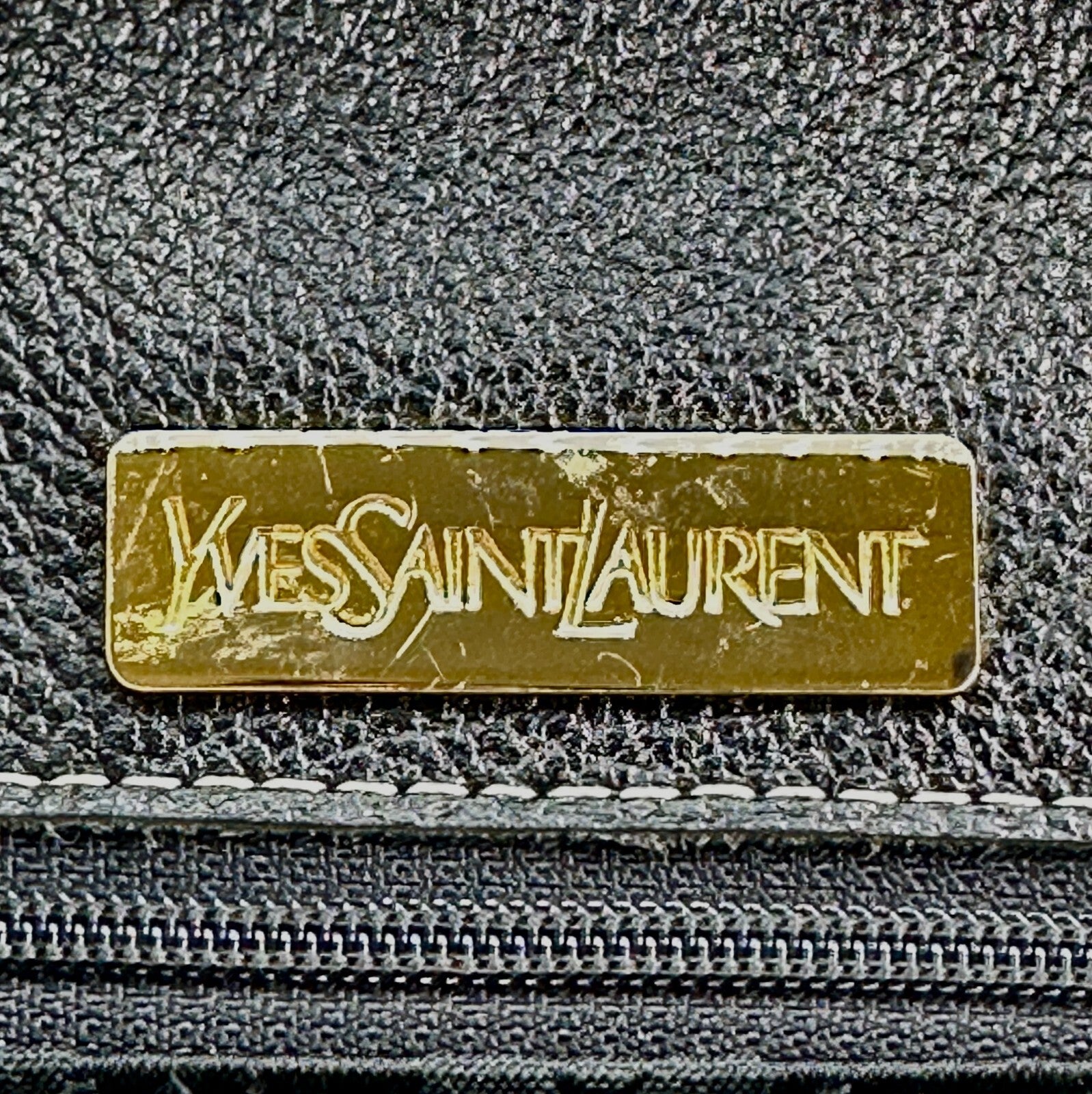 Saint Laurent Yves Shoulder Bag - Black, Leather