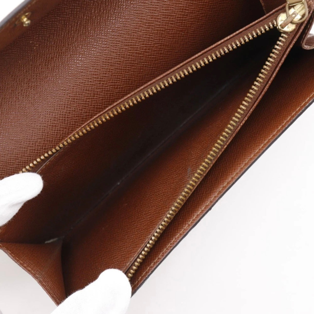 LOUIS VUITTON Porto Monnet Credit wallet- Brown Monogram