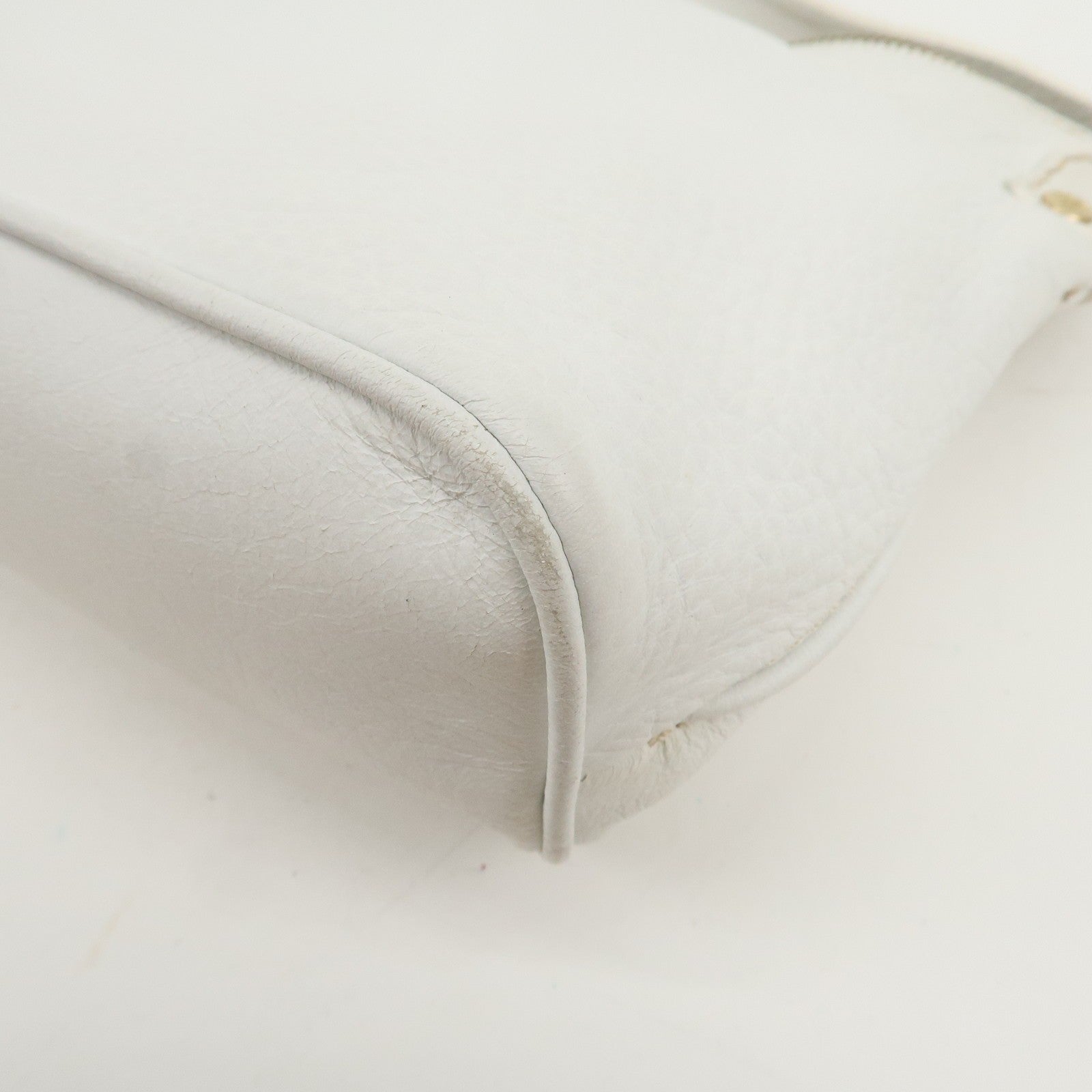 Celine Macadam Shoulder Bag - White, Leather