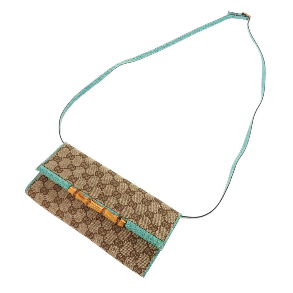 Gucci Shoulder Bag - Blue/Beige, GG Canvas