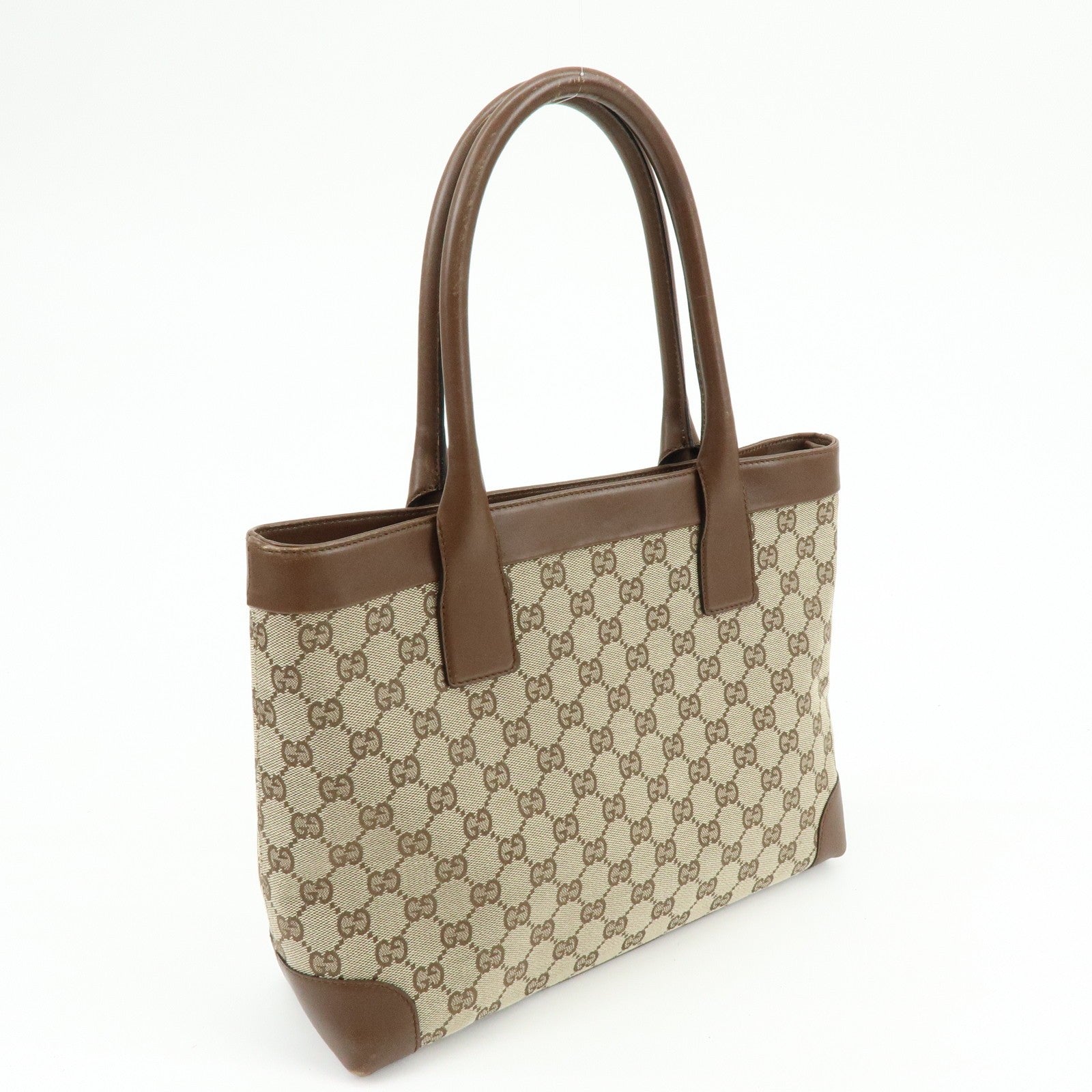 Gucci Tote Bag - Brown, GG Canvas Leather