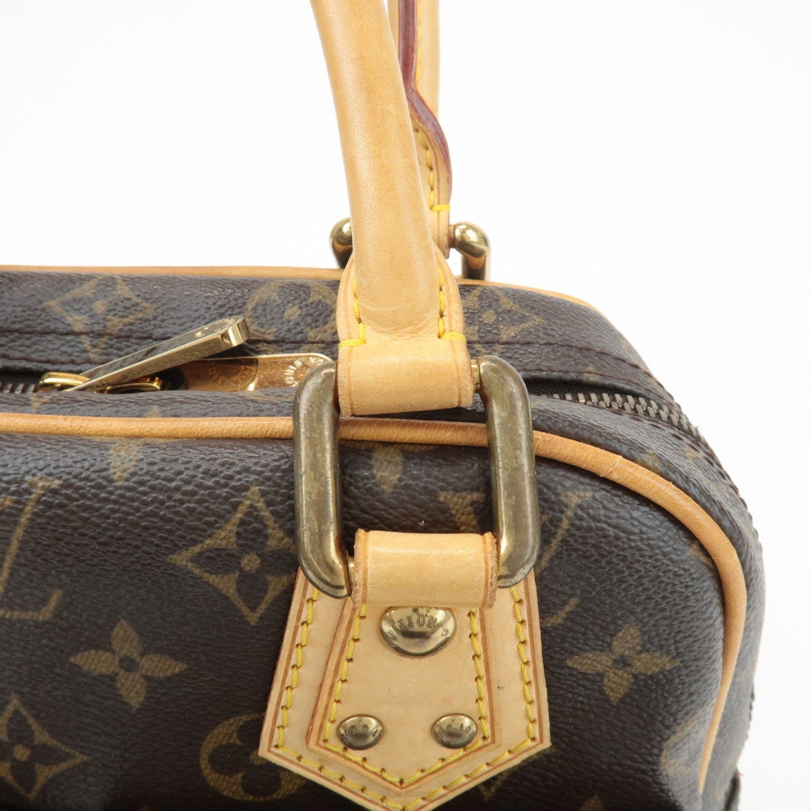Louis Vuitton Monogram Manhattan PM Handbag - Brown, Monogram Canvas