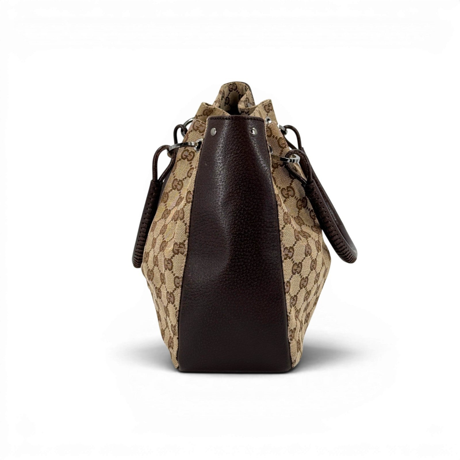 Gucci Abbey Tote Bag - Beige, Canvas and Leather