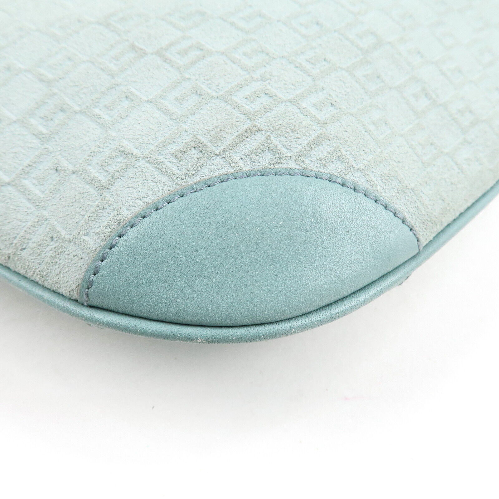 Gucci Shoulder Bag - Light Blue, Suede, Leather