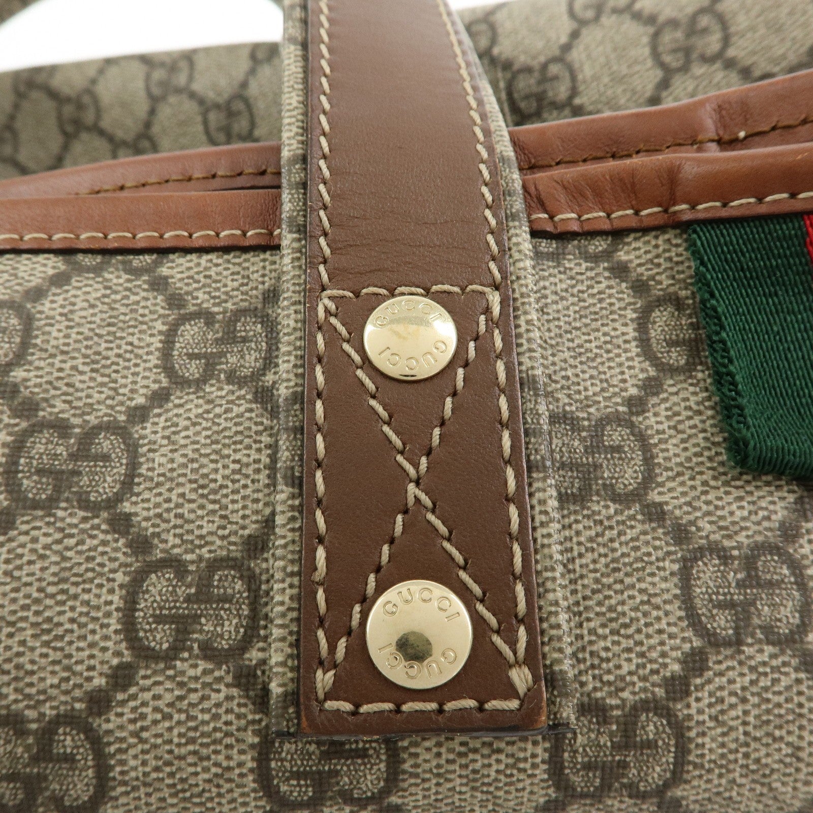 Gucci Tote Bag - Brown, GG Supreme Leather