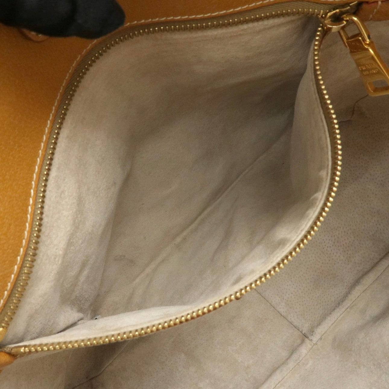 PRADA Leather Canvas shoulder& hand bag
