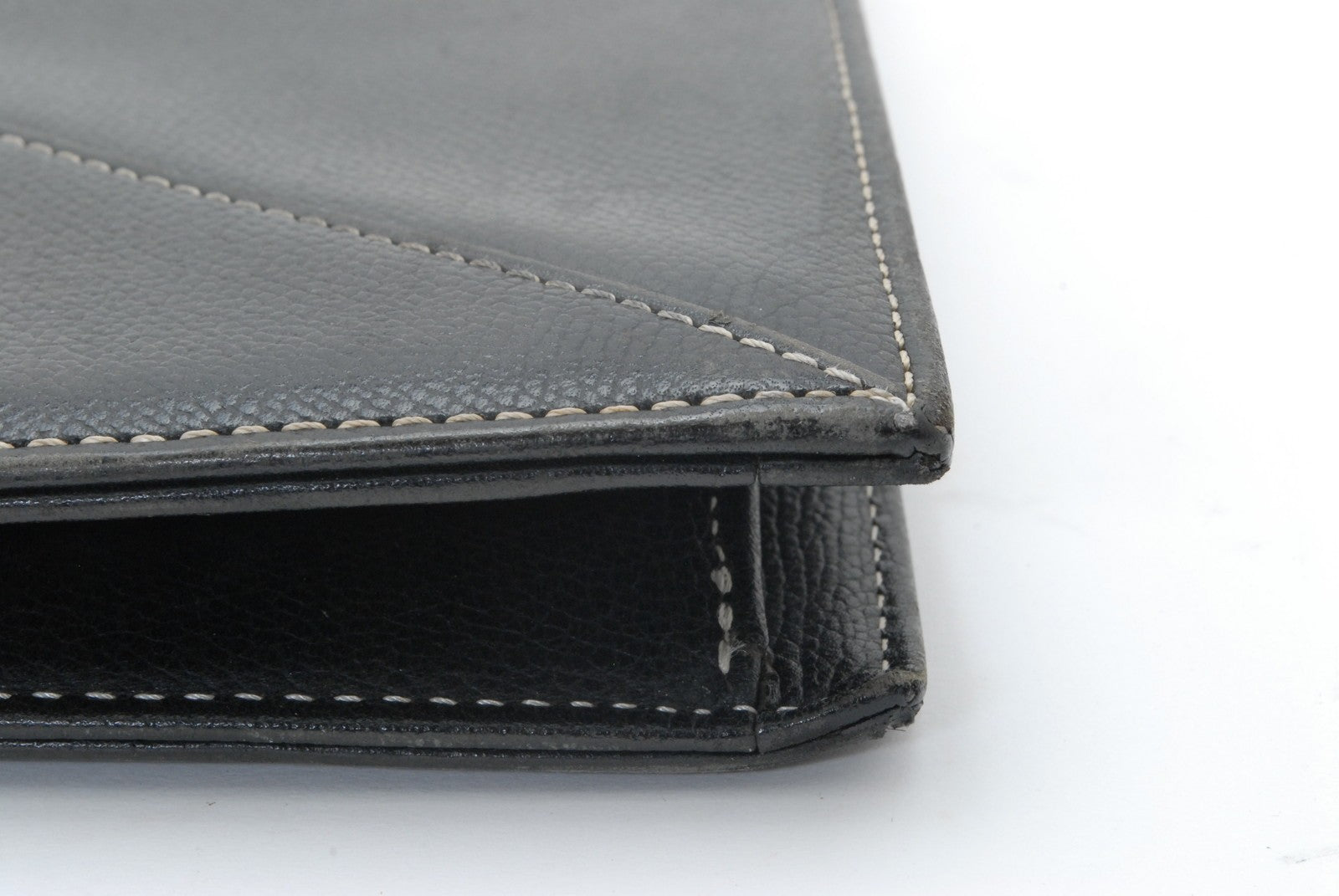 Saint Laurent Yves Saint Laurent Clutch Bag - Black, Leather