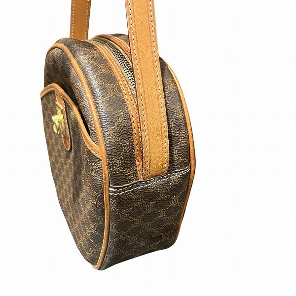 Celine M11 Shoulder Bag - Brown, PVC x Leather
