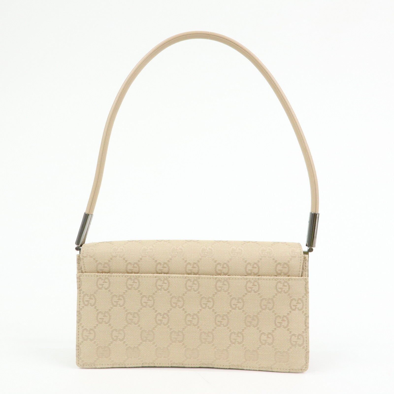Gucci Shoulder Bag - Beige, Canvas Leather