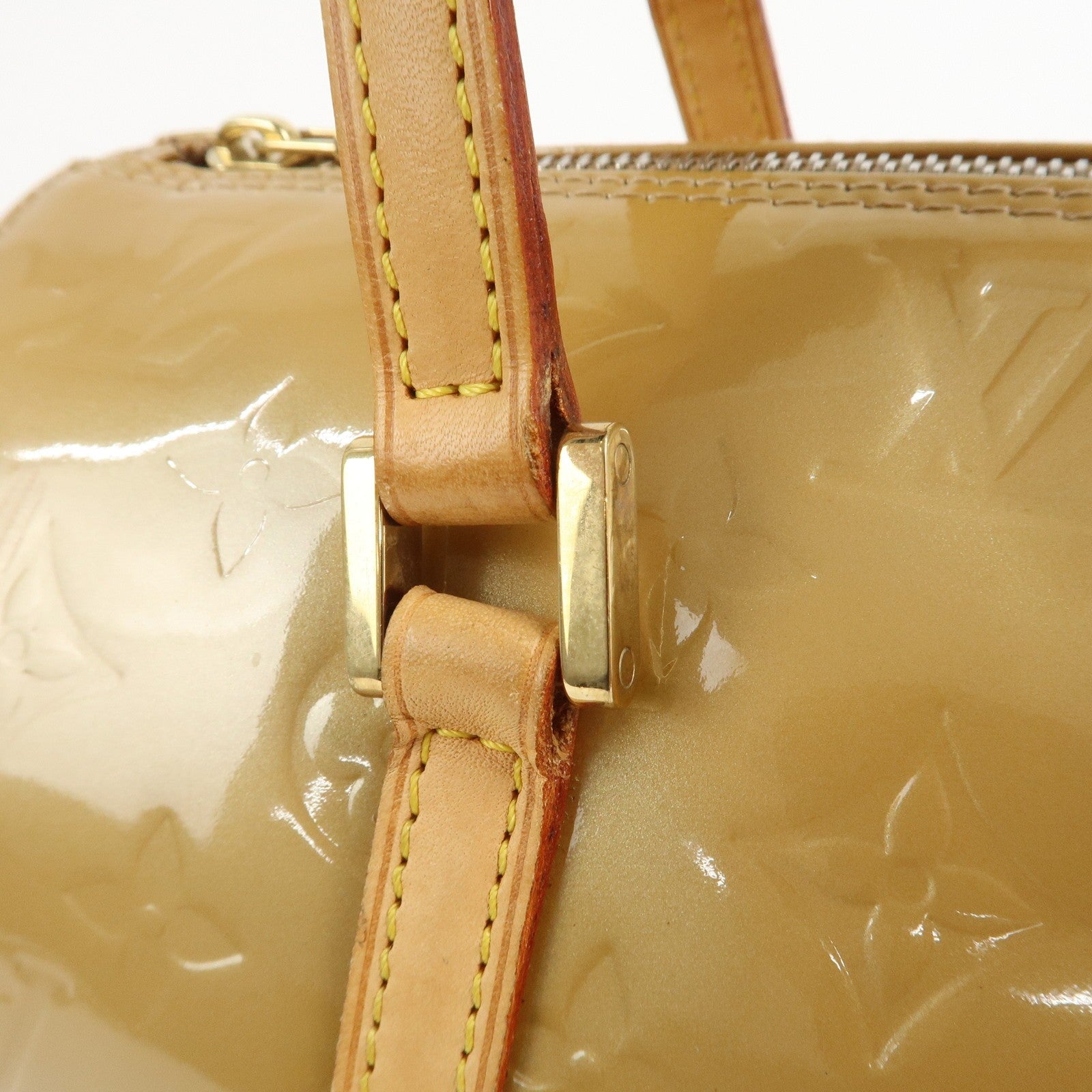 Louis Vuitton Monogram Vernis Bedford Handbag - Beige, Vernis Leather
