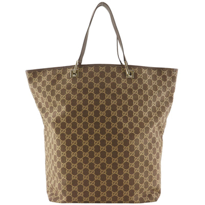 Gucci Tote Bag - Brown, GG Canvas