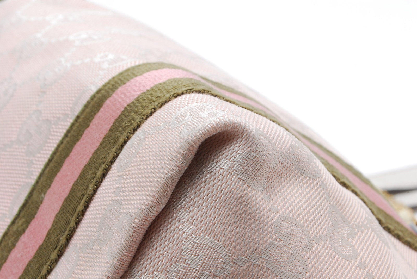 Gucci Sherry Line Hand Tote Shoulder Bag - Pink, Canvas