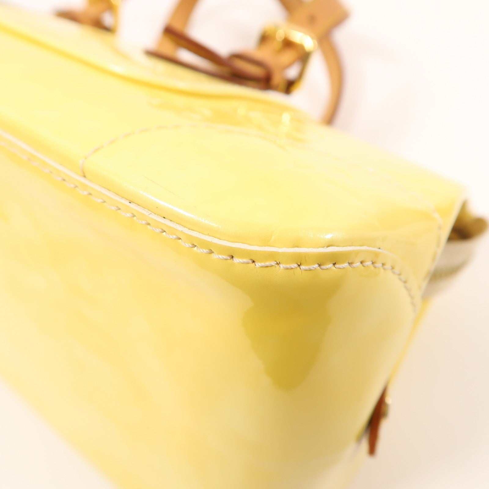 Louis Vuitton LV GHW Rosewood Avenue Shoulder Bag - Yellow, Patent Leather