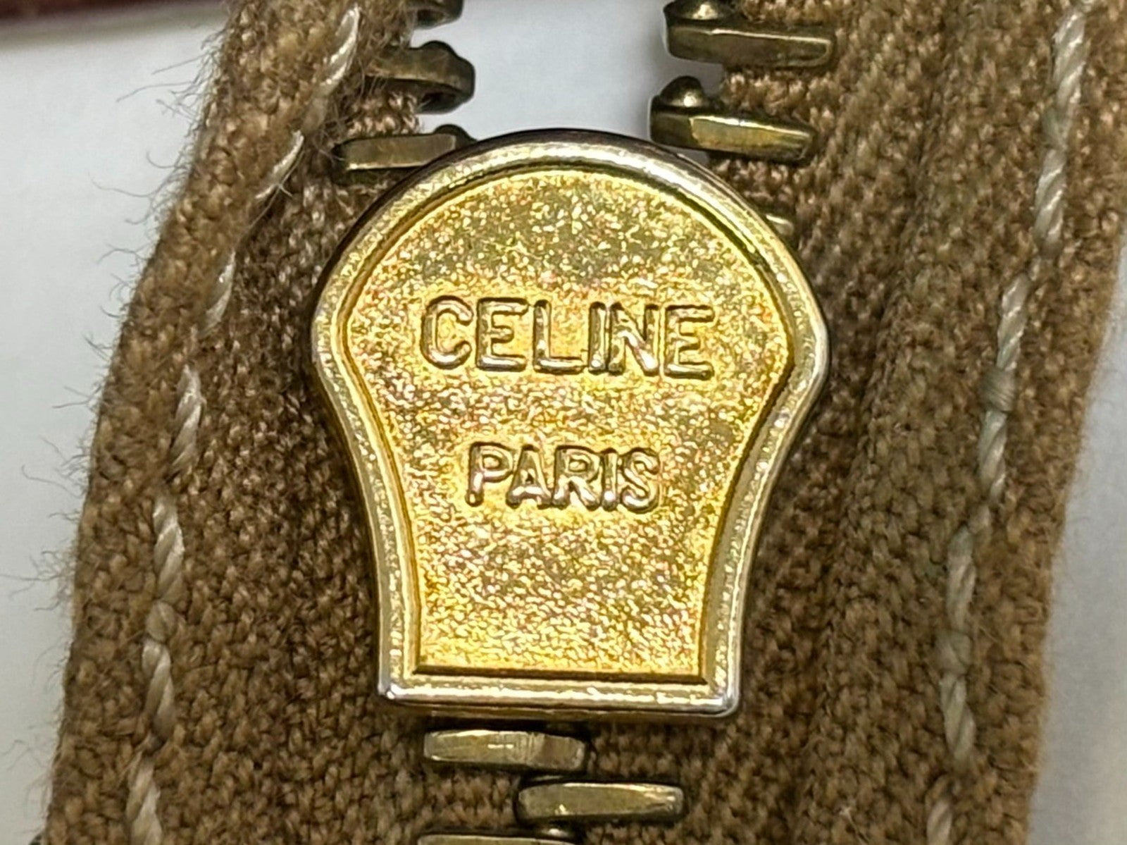 Celine Macadam Clutch Bag - Brown, PVC Leather