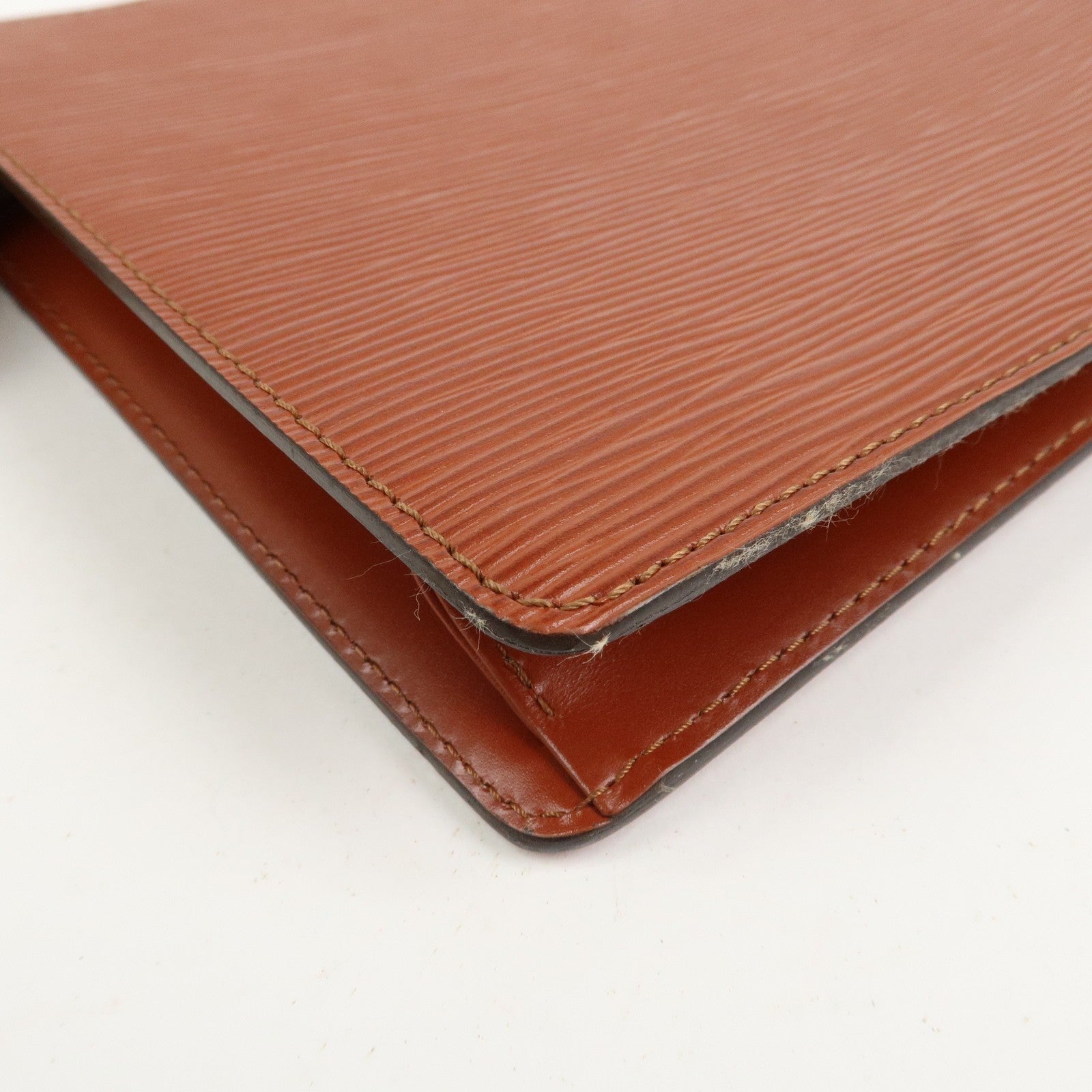 Louis Vuitton Epi Pochette Homme Clutch Bag - Kenya Brown, Epi Leather