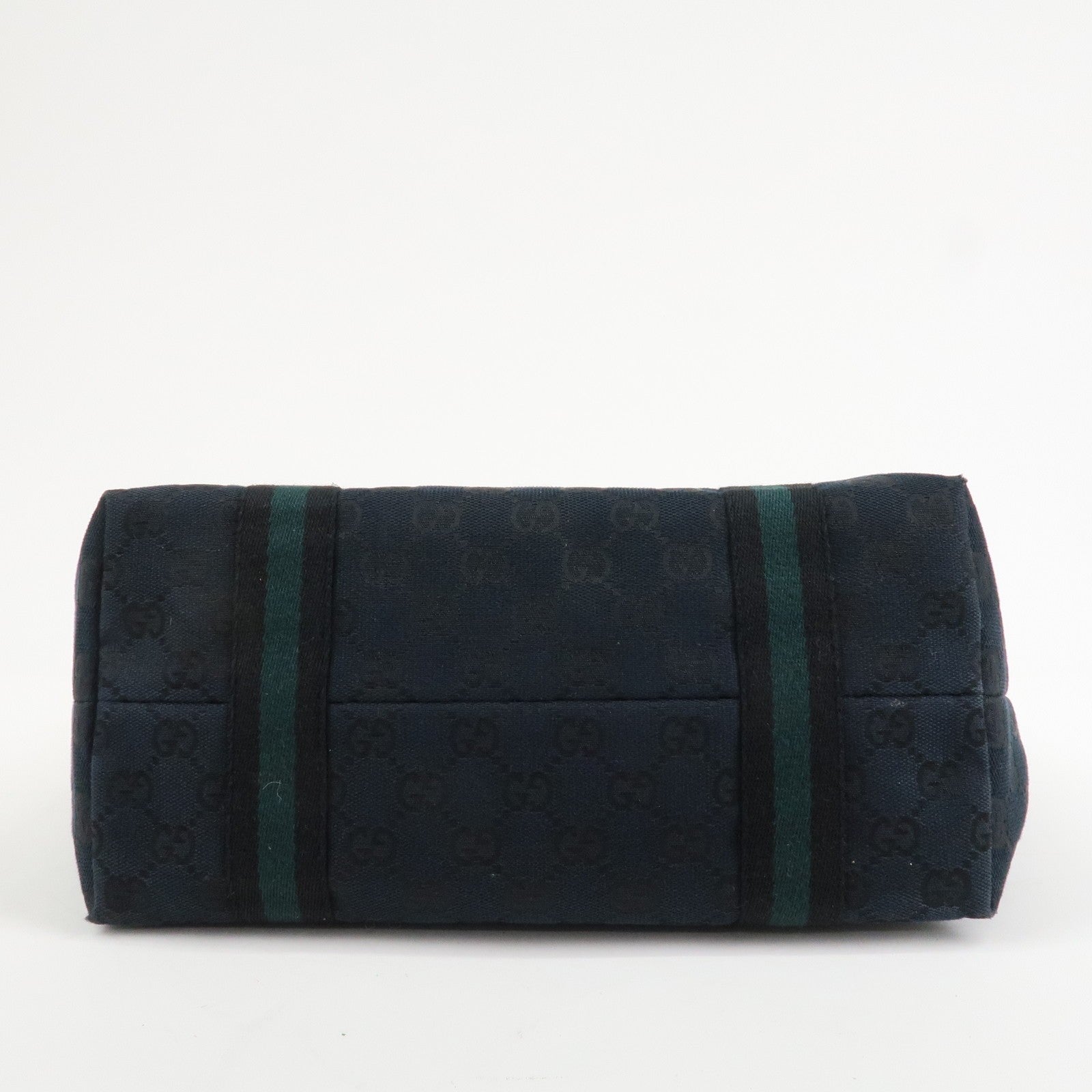 Gucci Tote Shoulder Bag - Black, Canvas Leather