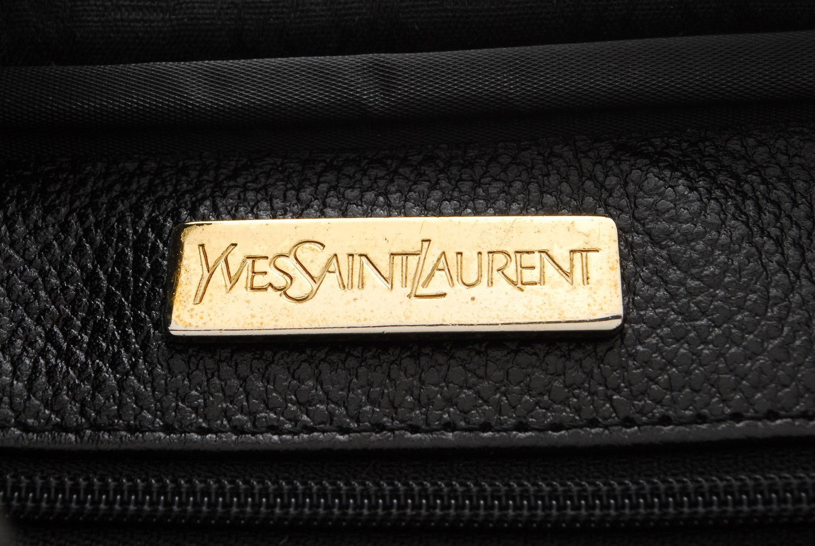 Saint Laurent Yves Shoulder Bag - Black, Leather