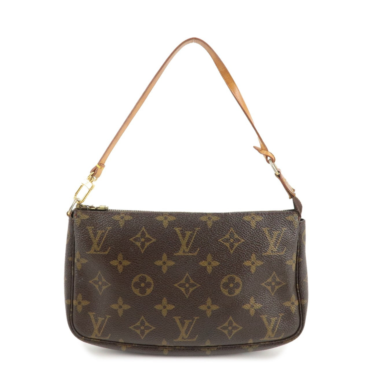 Louis Vuitton Pochette Hand Bag - Brown, Canvas