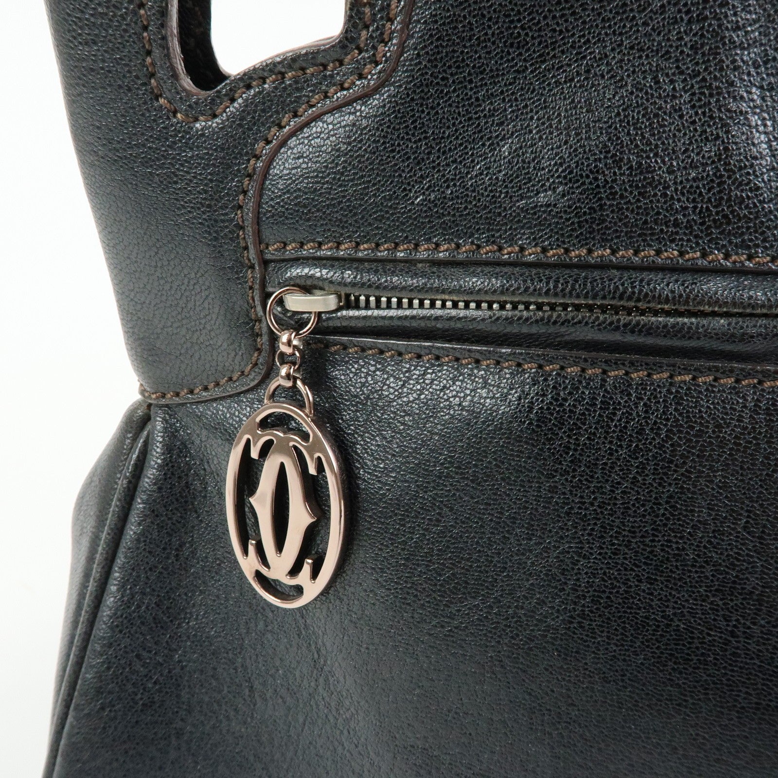 Cartier Marcello de Cartier Hand Bag - Black, Leather