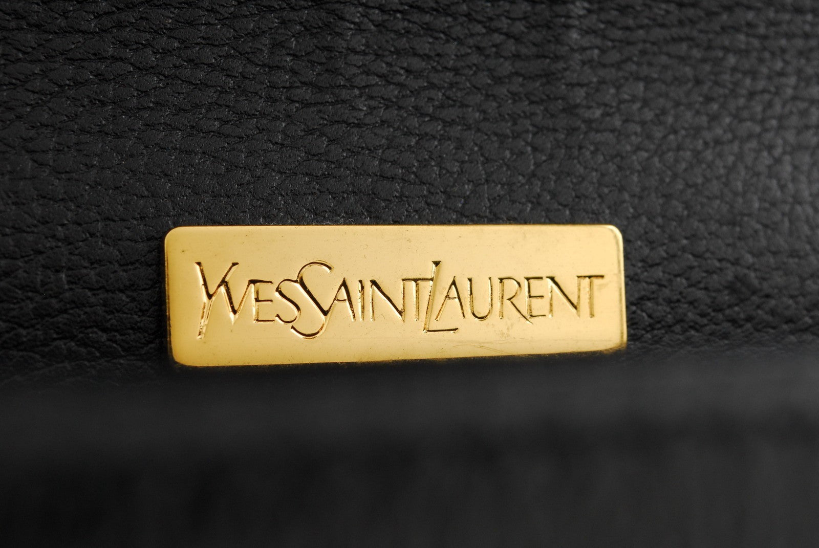 Saint Laurent Yves Saint Laurent Document Clutch Bag - Black, Leather