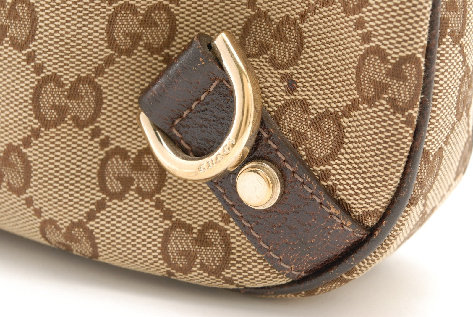 Gucci Abbey D-Ring Hobo Shoulder Bag - Brown, Leather