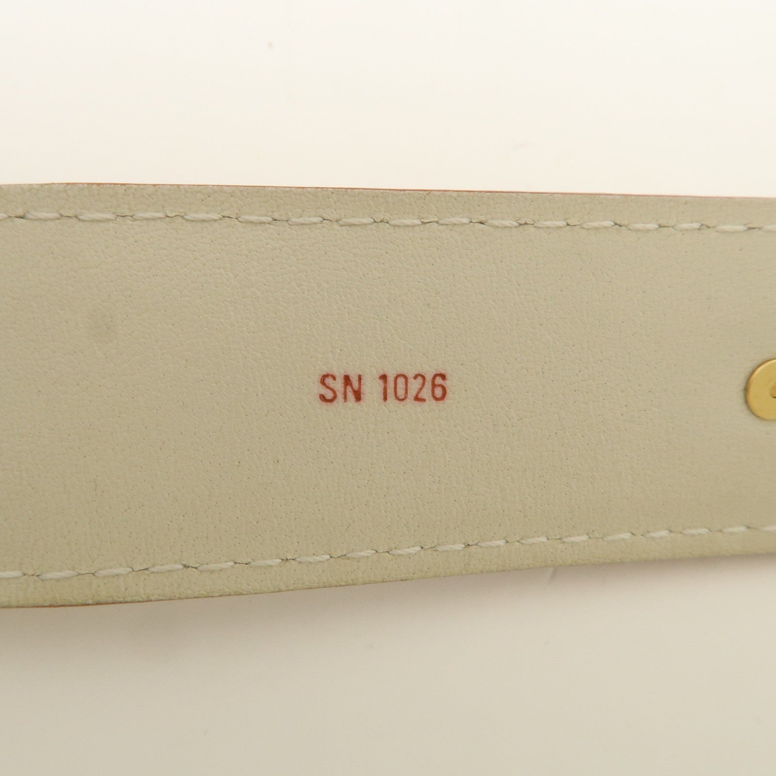 Louis Vuitton Ceinture Suhari Belt - Blanc, Leather