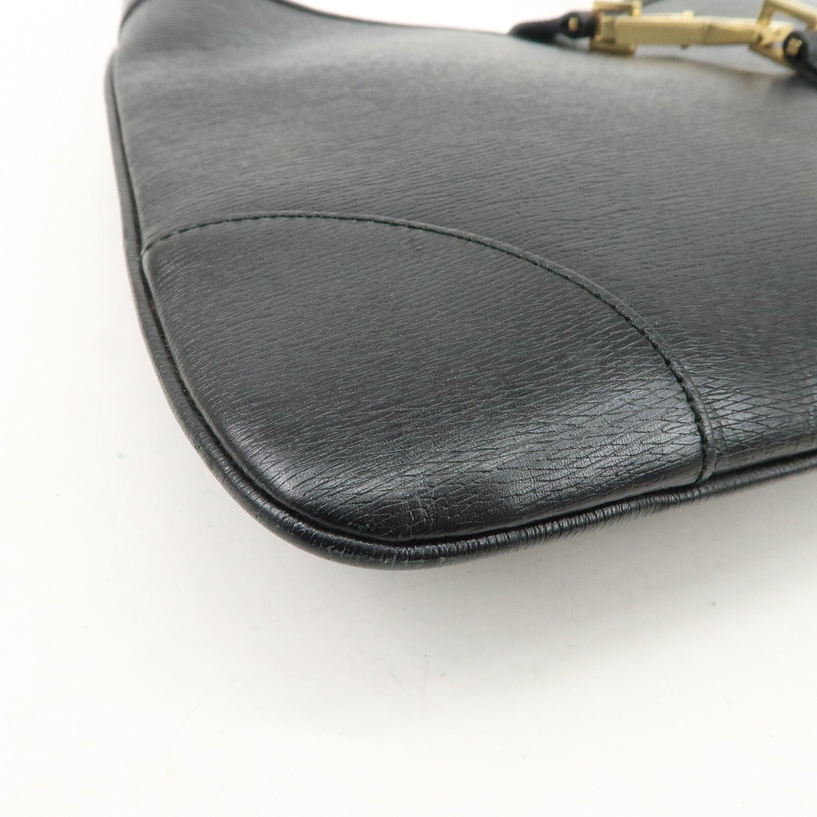 Gucci Bamboo Shoulder Bag - Black, Leather