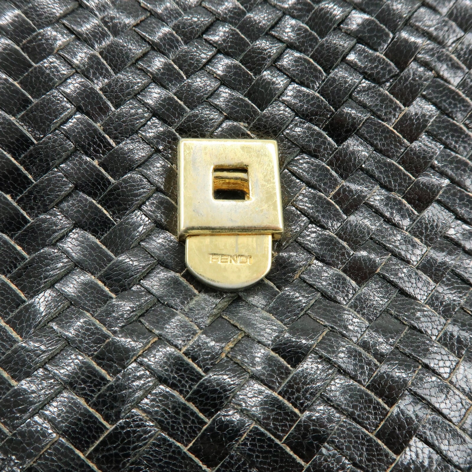 Fendi Hand Bag - Black, Leather