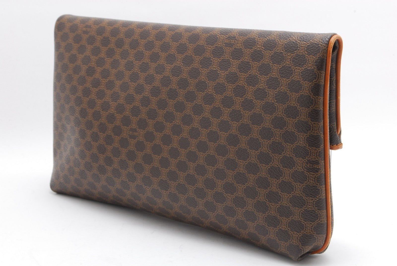 Celine Macadam Clutch Bag - Brown, Leather and PVC