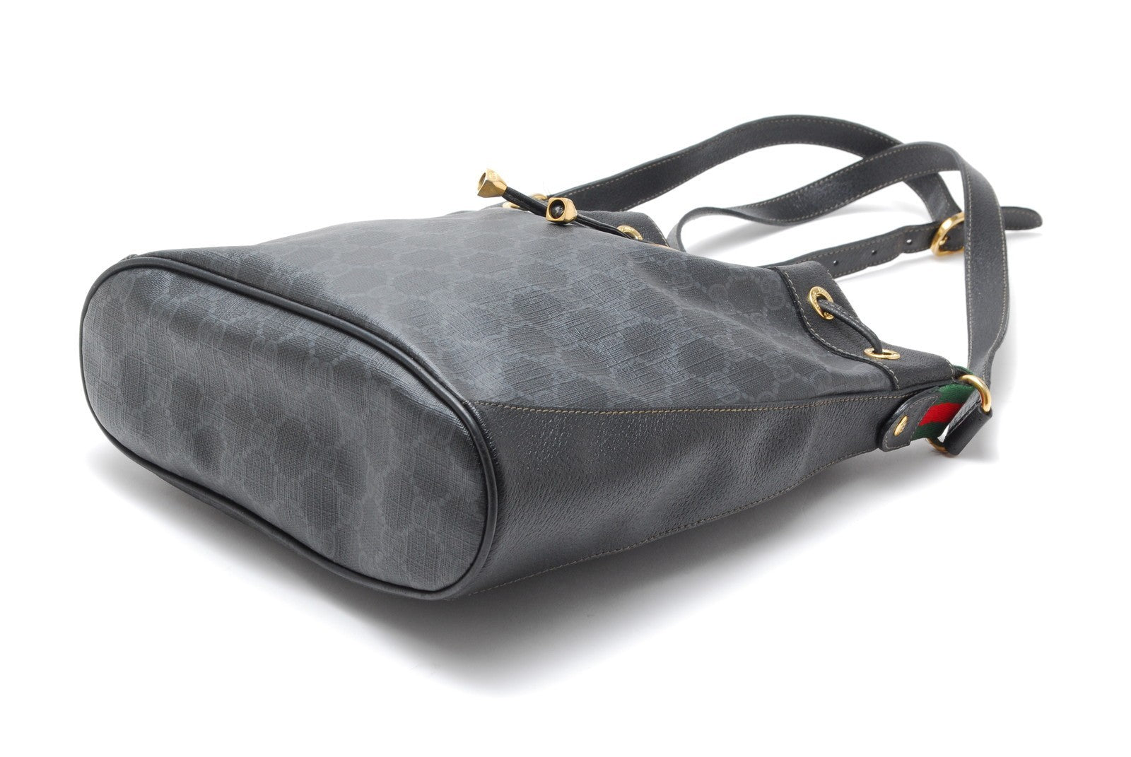 Gucci Sherry Line GG Shoulder Bag - Black, Leather