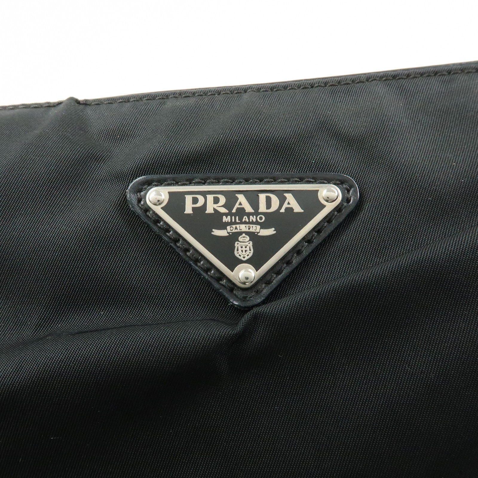 Prada Shoulder Bag - Black, Nylon and Leather