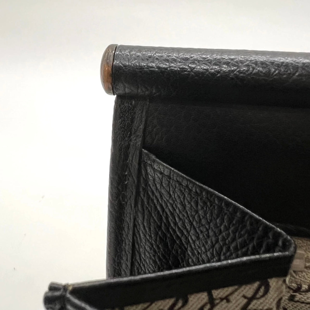 Saint Laurent black leather clutch
