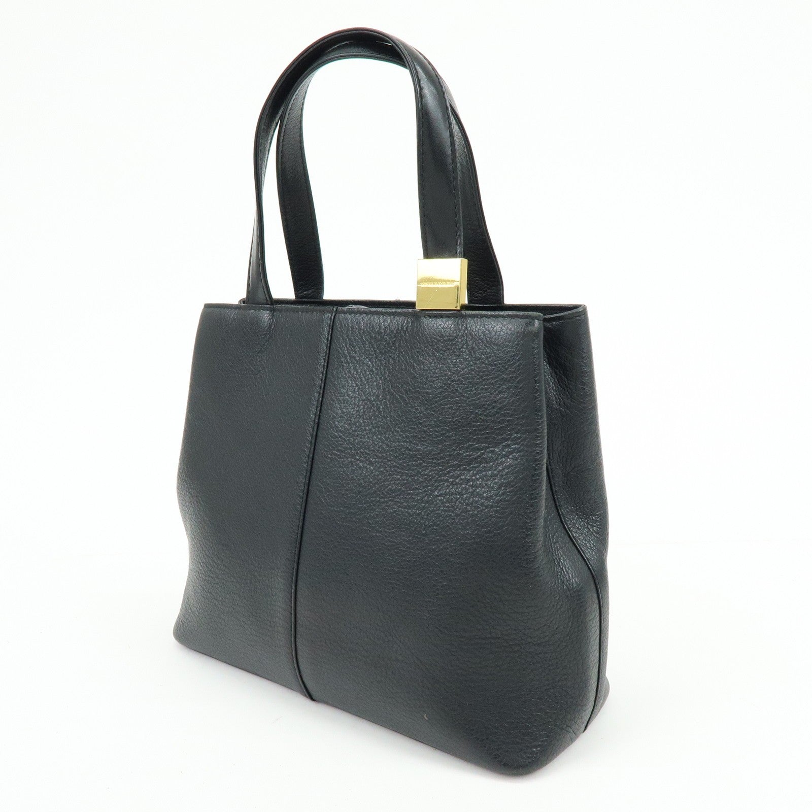 Burberry Mini Hand Bag - Black, Leather