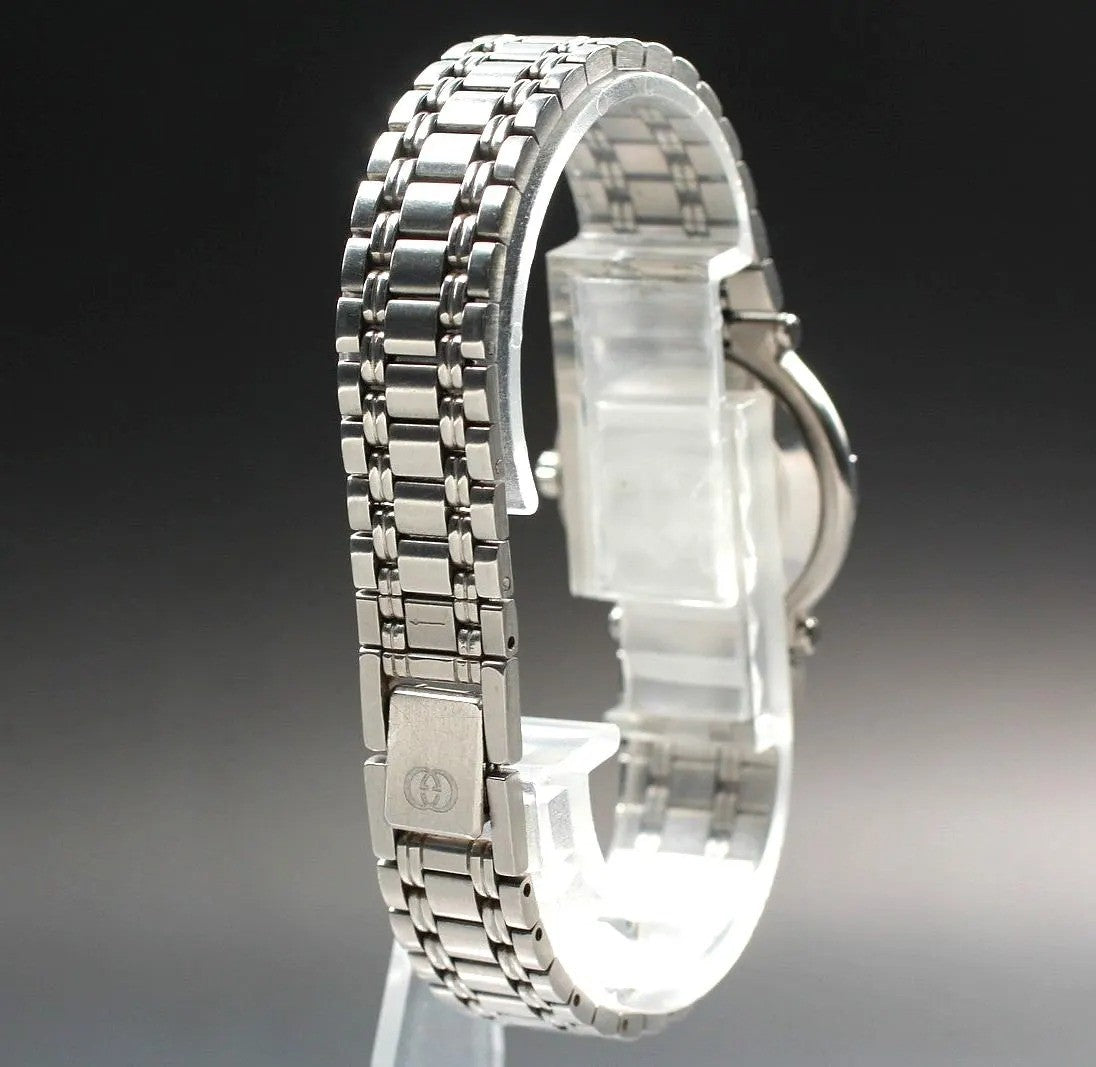 Gucci 9100L Wristwatch - Black, Stainless Steel