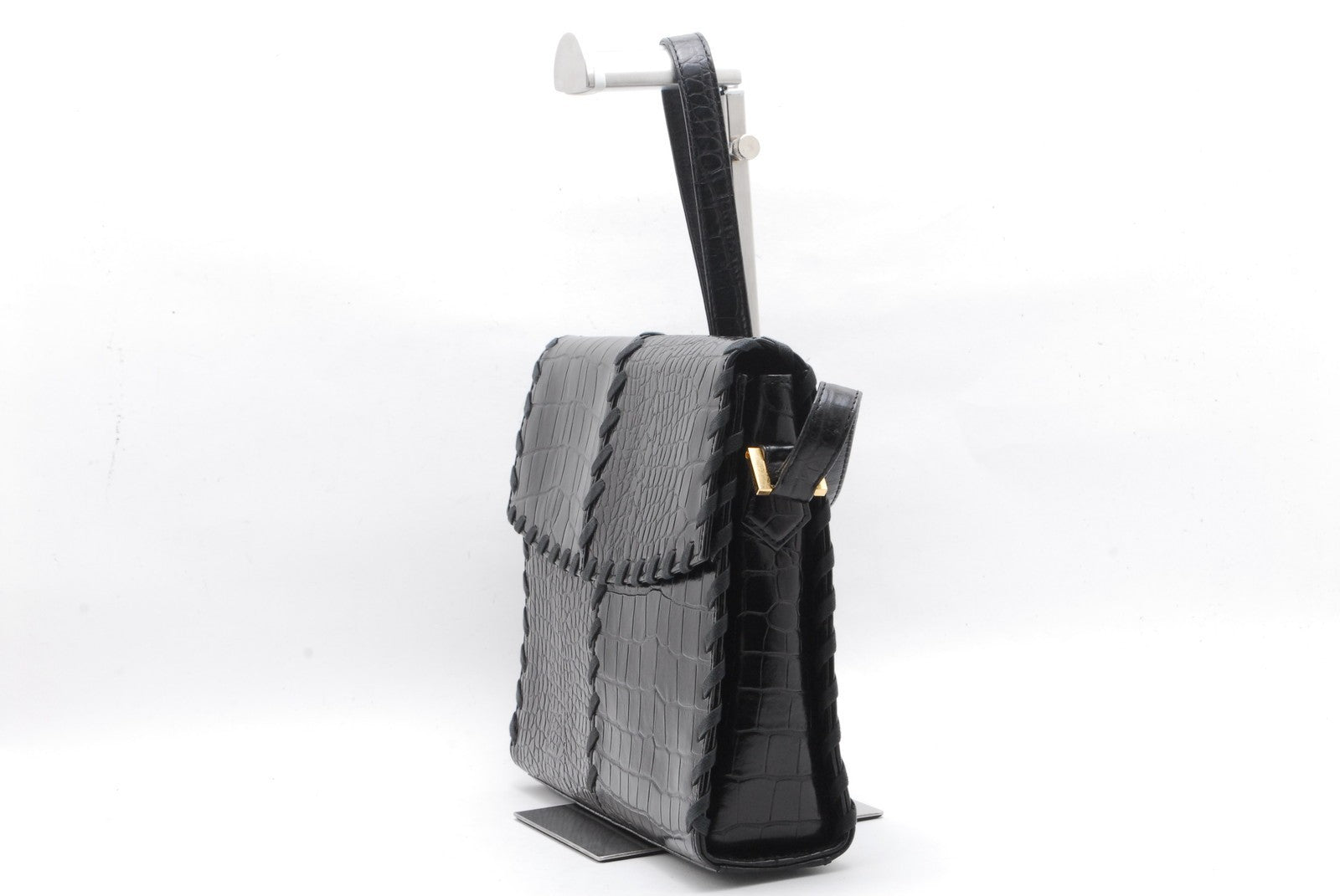 Saint Laurent YSL Shoulder Bag - Black, Leather