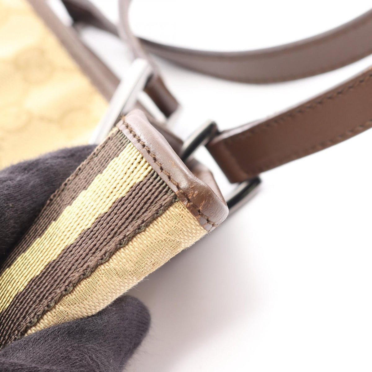 Gucci GG Canvas Tote Bag - Beige, Canvas