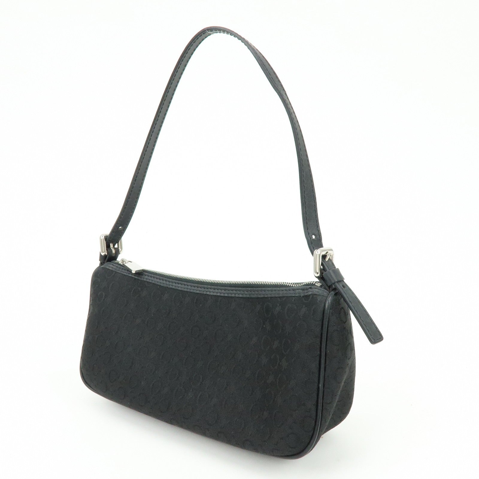 Celine C Macadam Shoulder Bag - Black, Leather