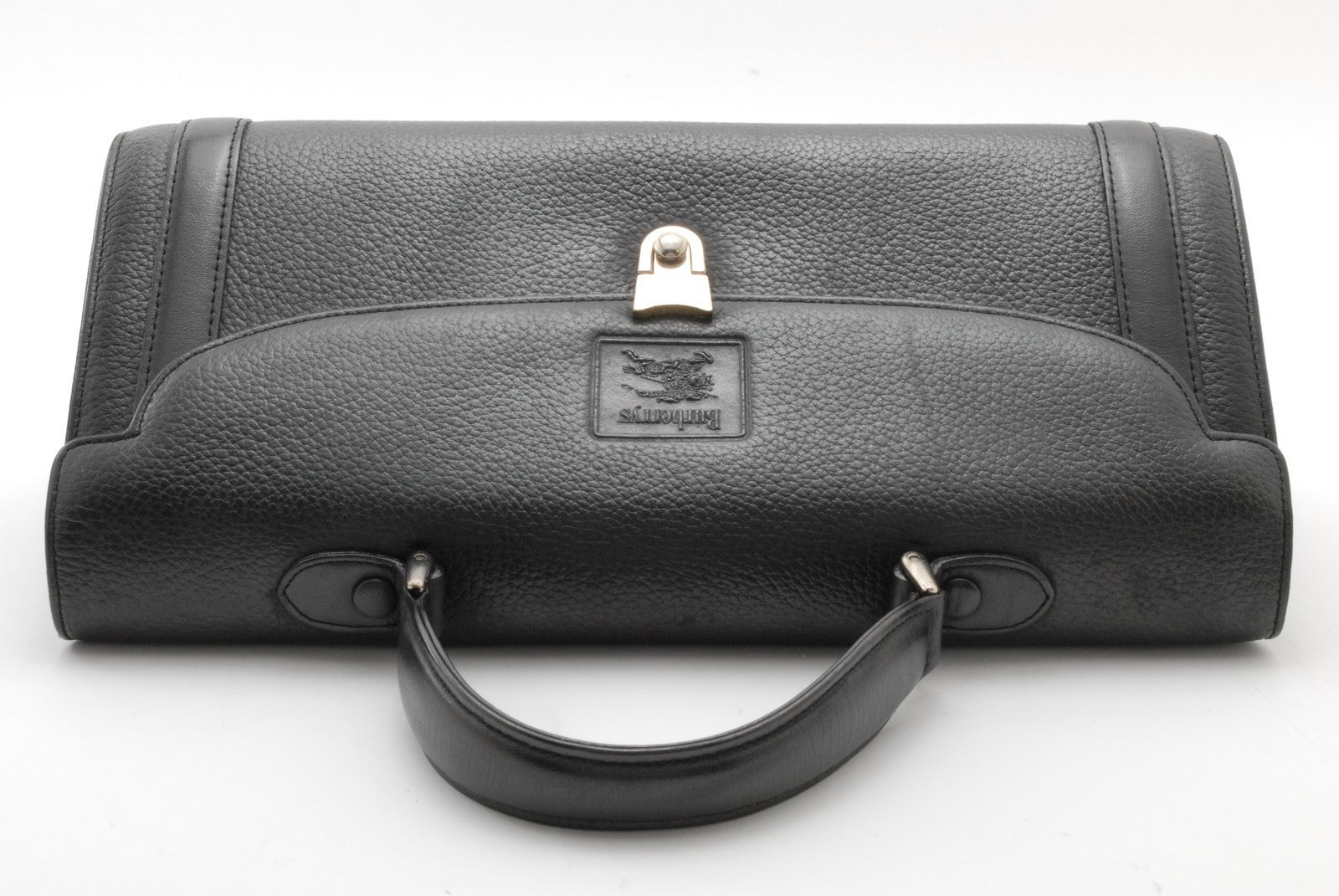 Burberry Burberrys Hand Bag - Black, Leather