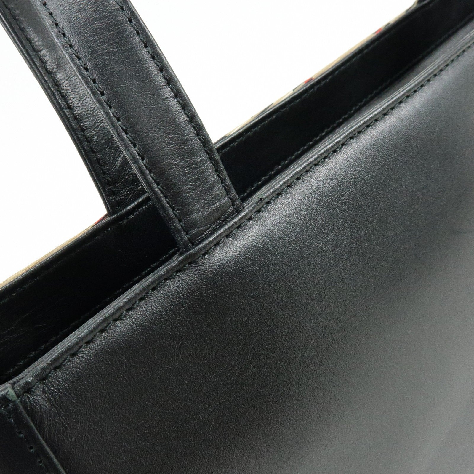 Burberry Tote Bag Handbag - Black, Leather