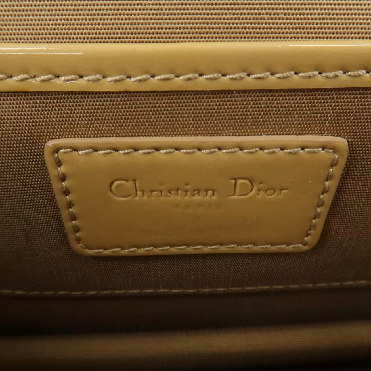 Christian Dior Leather Chain Shoulder Bag